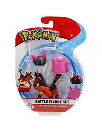 POKEMON PACK COM 3 FIGURAS SORTIDAS