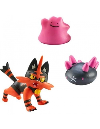 POKEMON PACK COM 3 FIGURAS SORTIDAS