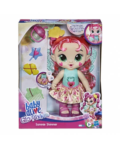 BABY ALIVE GLO PIXIES SAMMIE SHIMMER ROSA F2595