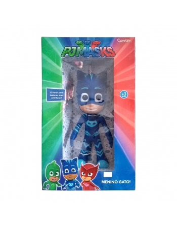BONECO VINIL PJ MASKS MENINO GATO
