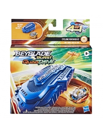 BEYBLADE BURST QUADDRIVE FÚRIA CICLONE KIT COM LANÇADOR F3320