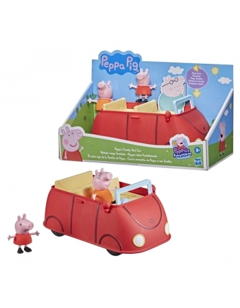 PEPPA FAMILY RED CAR F2184