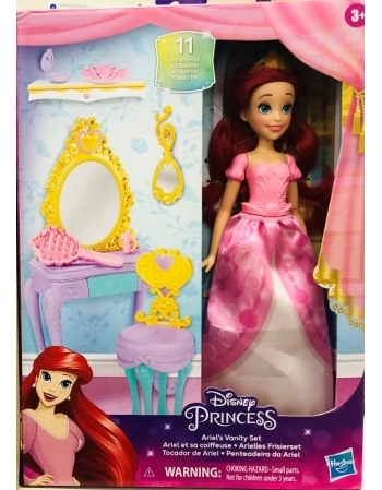 PRINCESAS BONECA E PENTEADEIRA REAL DA ARIEL F4846