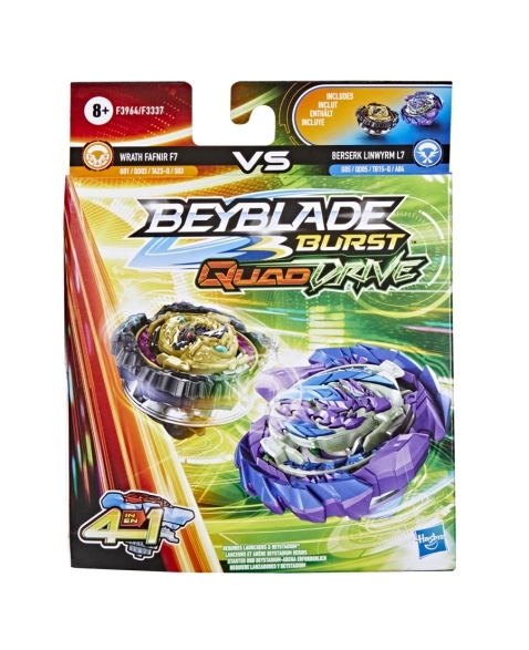 Pião Com Lançador Beyblade Quadstrike Modelos Sortidos